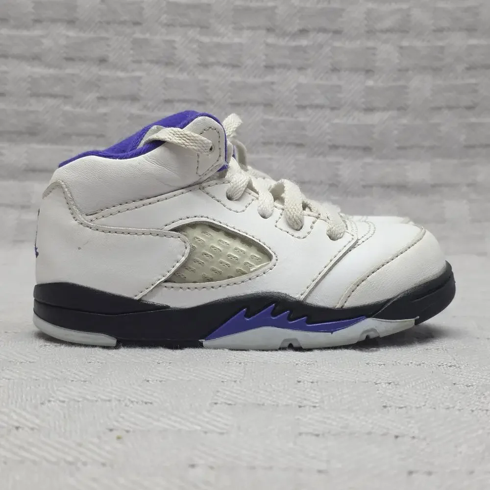 Nike Air Jordan 5 Retro Dark Concord Kids Size 7c 440890-141